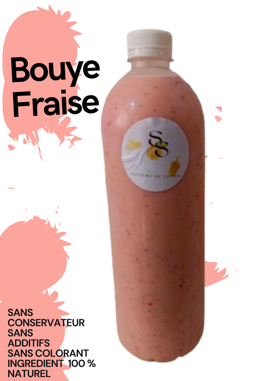 jus de Bouye  fraise 1 Litre (pain de singe)