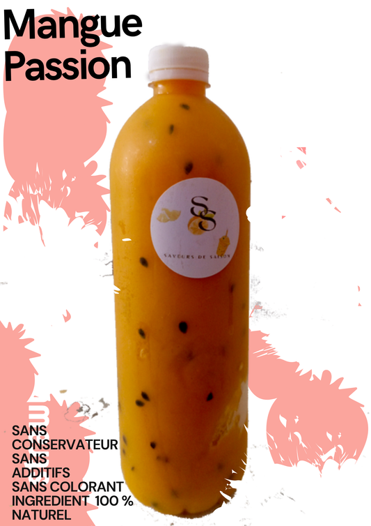 jus de Mangue fruit de passion 1 Litre