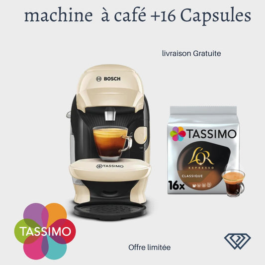 Machine à café Tassimo Style + 16 Dosette